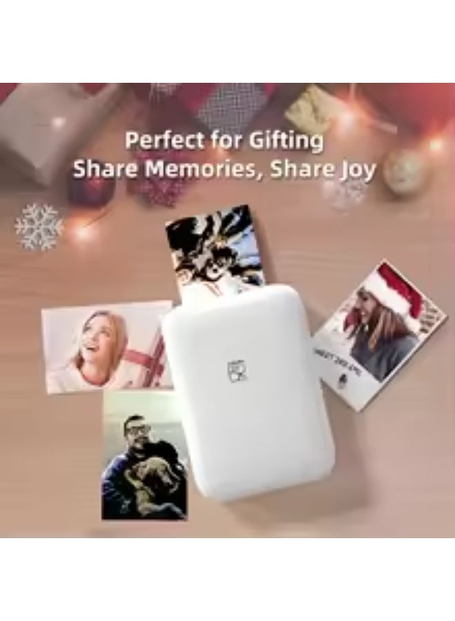 HPRT MT53 Color Photo Printer 2x3 Inch Sticky-Backed Paper Pocket Bluetooth Print Instant Photo Printer Sticky-Backed Paper Bag - Image 2